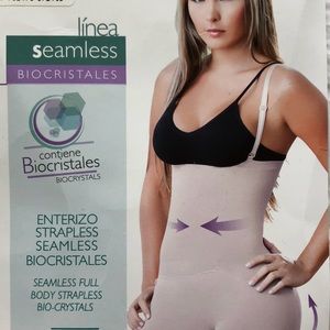 Seam less full body strapless with bio-Cristals